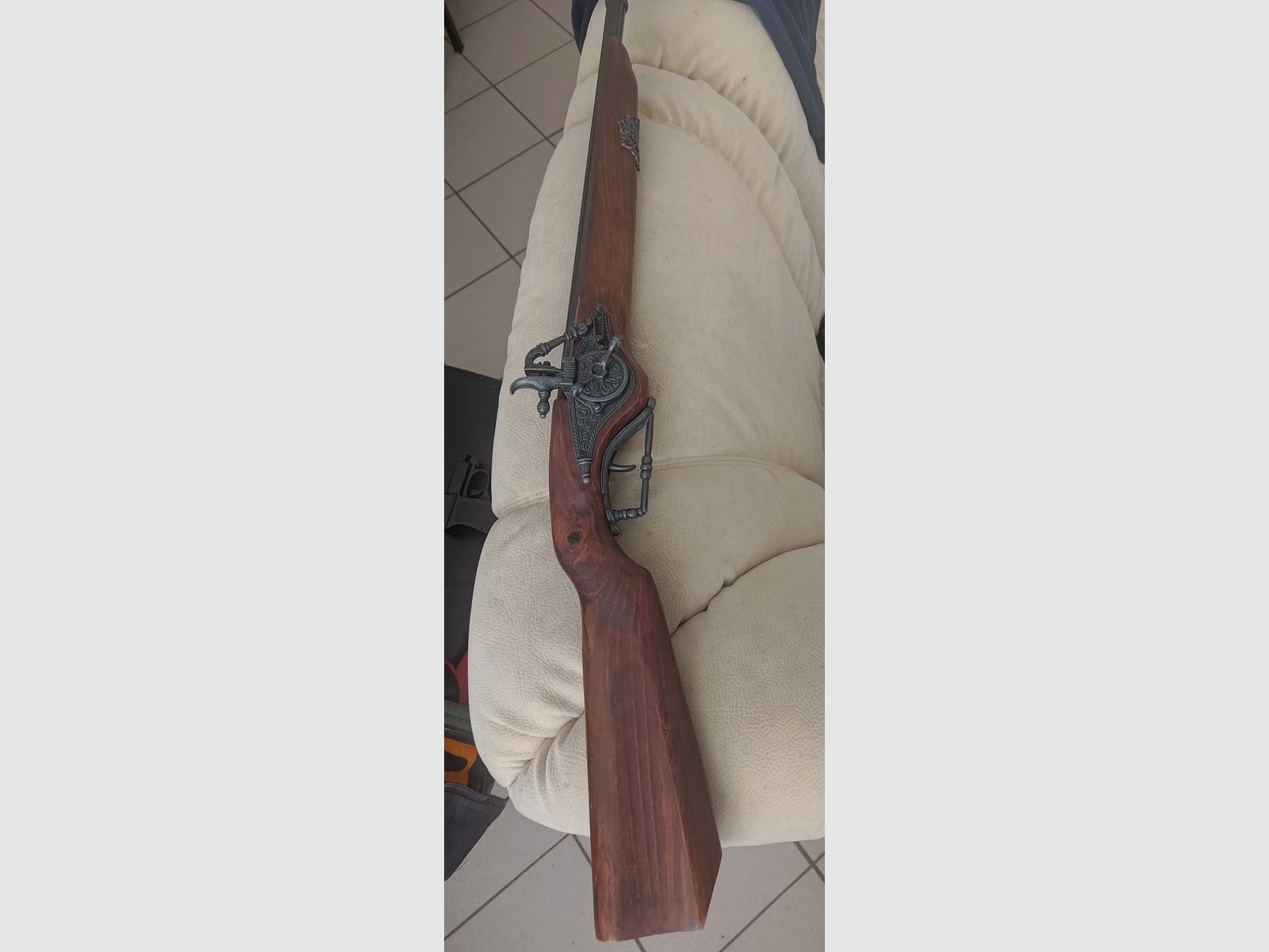 Dekowaffe Steinschlossgewehr im sehr guten Zustand 