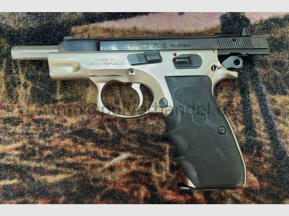 CZ75B BiColor Neuwertig 9mmLuger Bicolor & HOGUE Griff