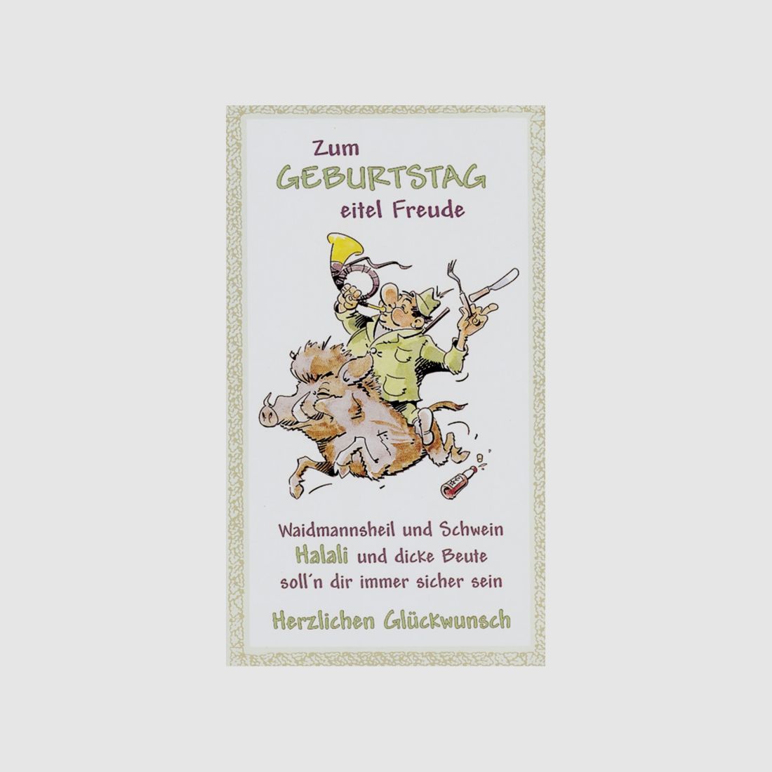 CARTE D'ANNIVERSAIRE CHASSE 4