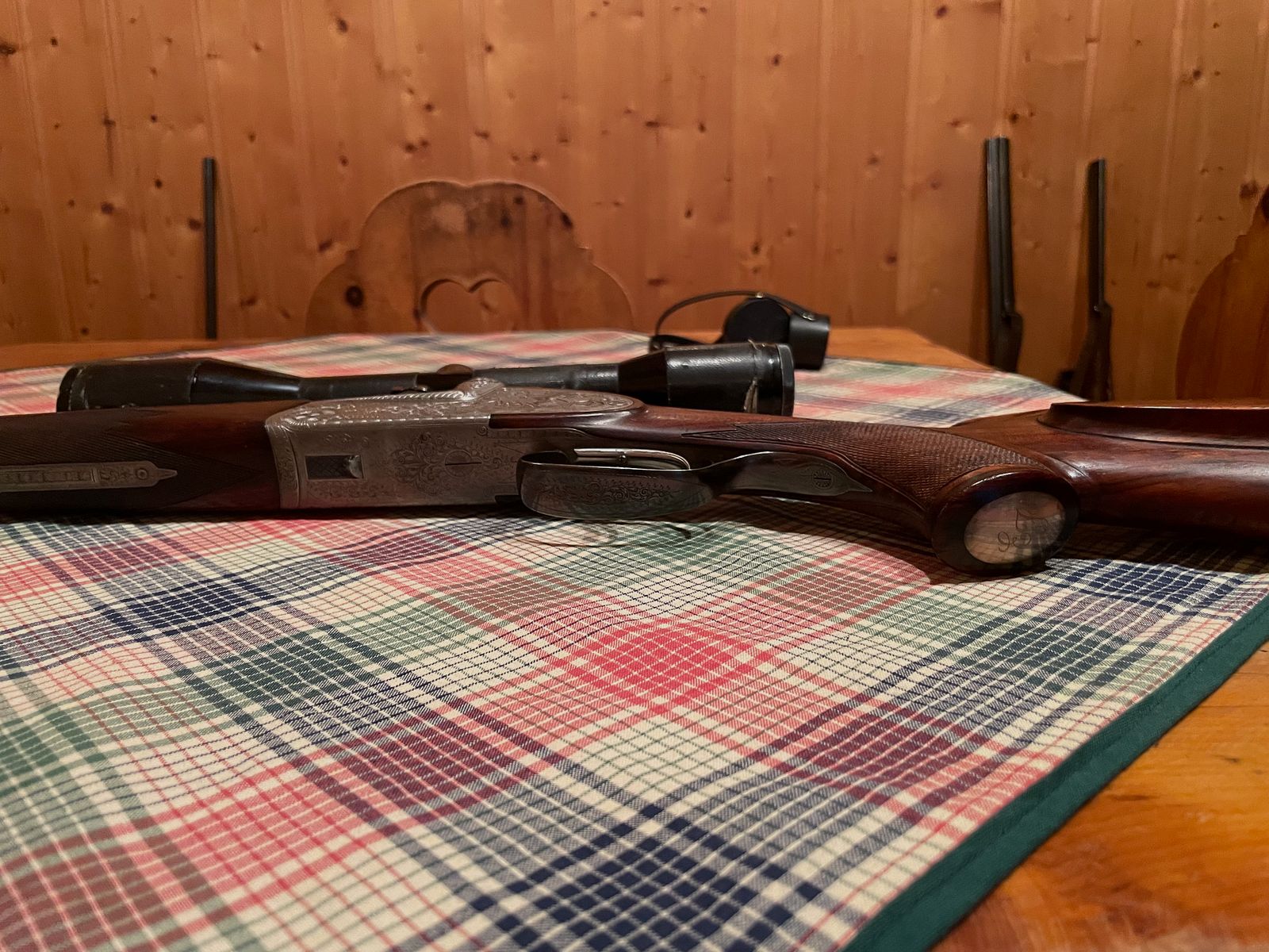 Fucile doppietta Bock Winkler Ferlach nel calibro 7×57 R / .22 Hornet