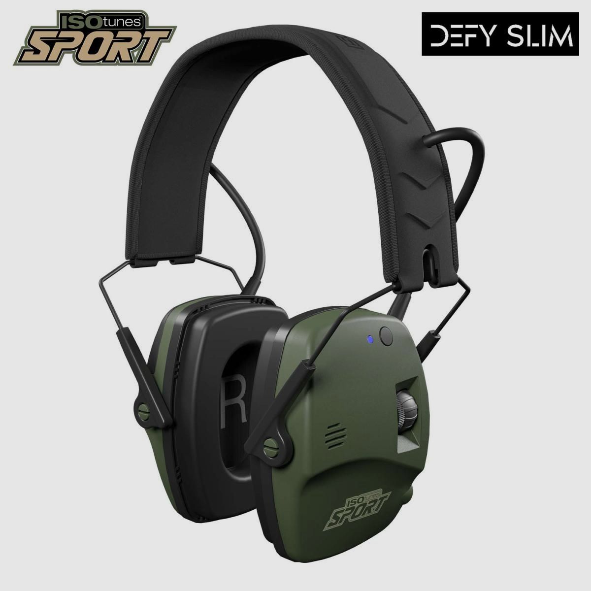 ISOTUNES Sport Defy Slim Gehörschutz mit Bluetooth / Grün