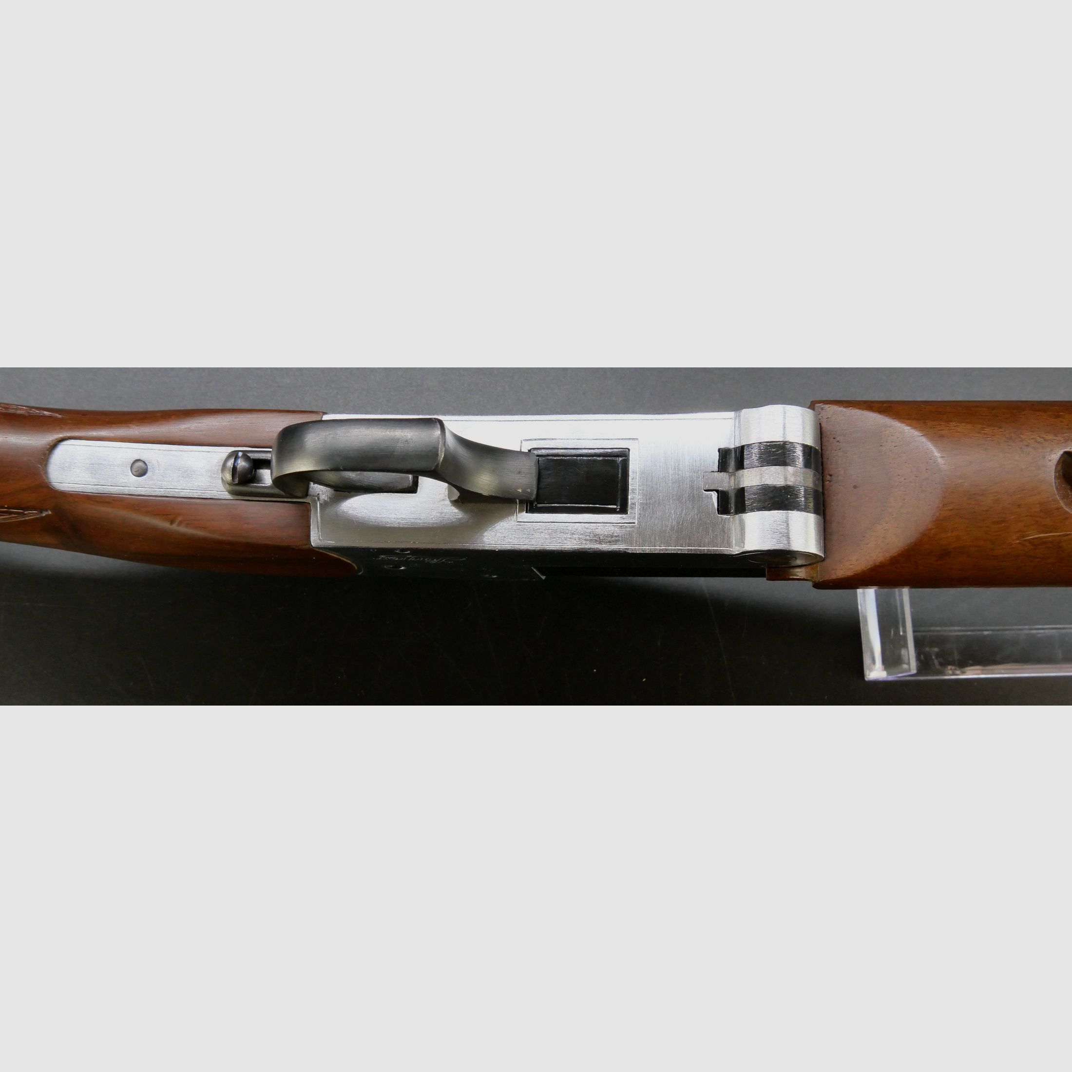 Luger Kipplaufflinte 12/70 Handspanner