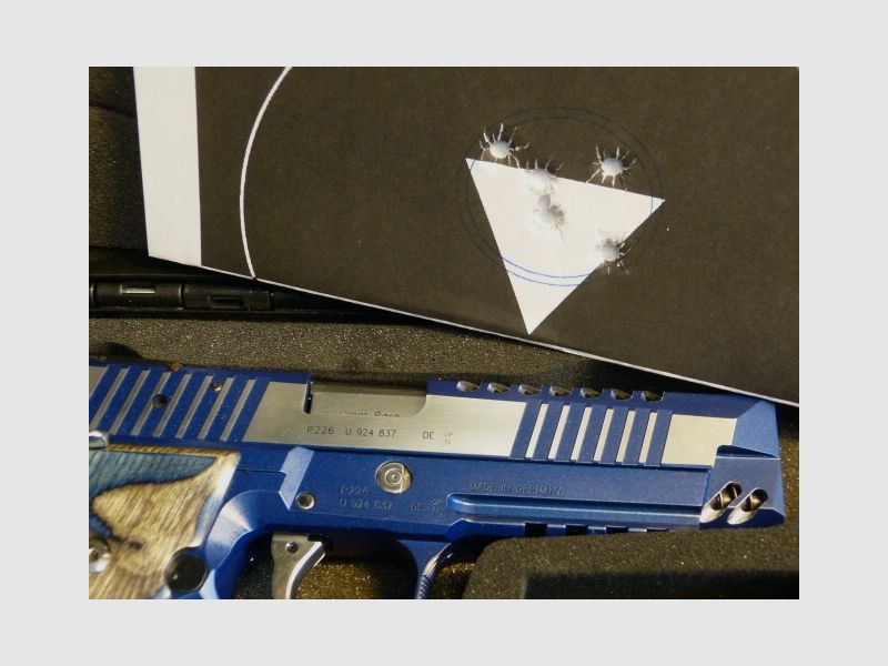 Sig Sauer P226 x-five Blue Moon Skeleton