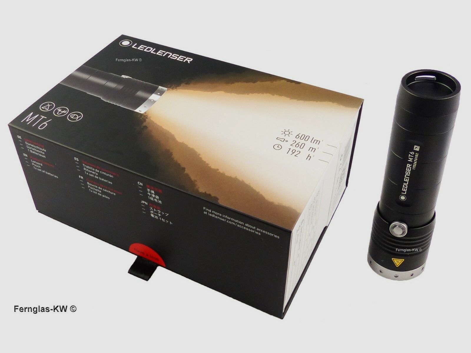 Ledlenser 500845 Zestaw prezentowy latarka LED MT6 moc świecenia 600 lumenów