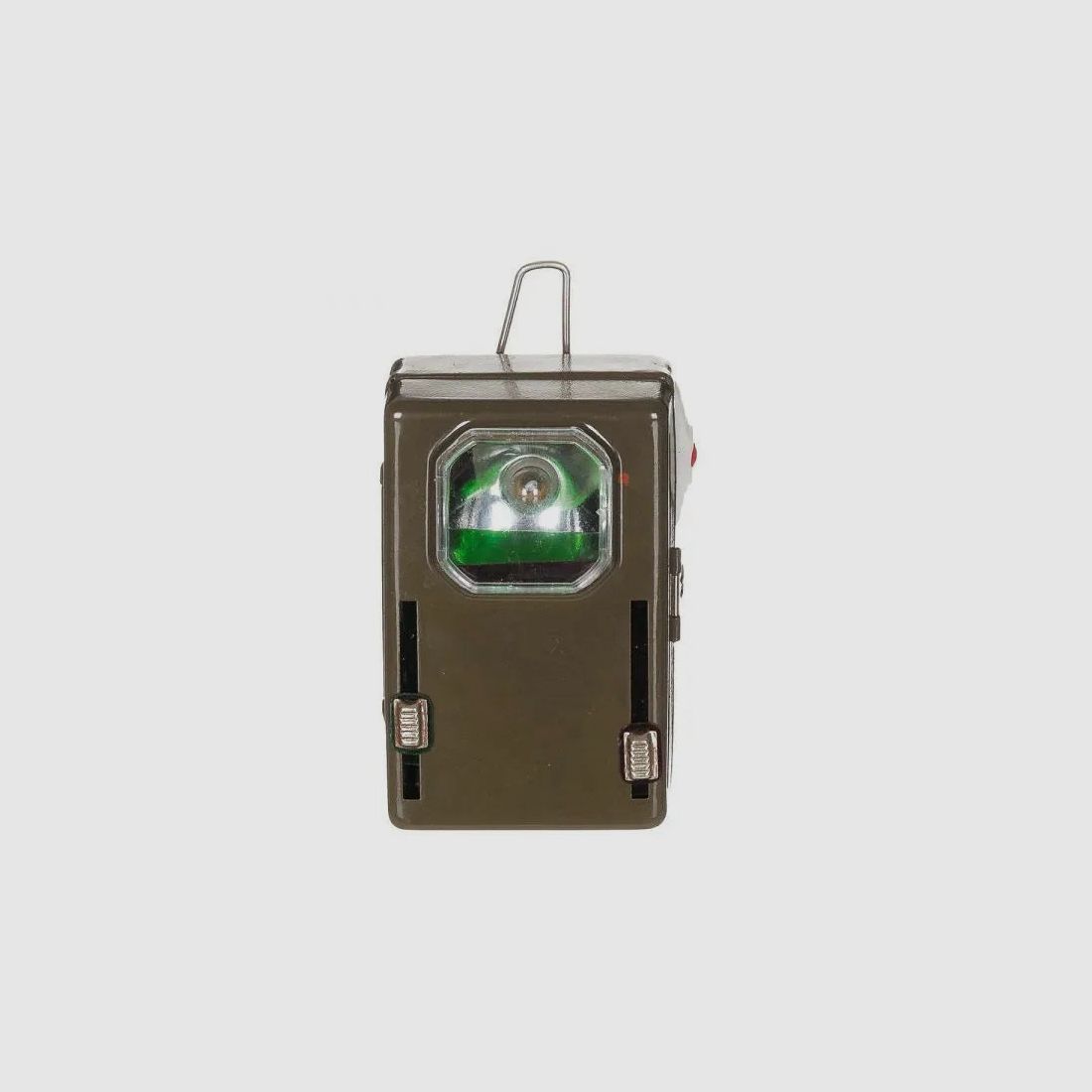 Polnische Armee Polnische Taschenlampe 3 Farben Metall Öse neuwertig