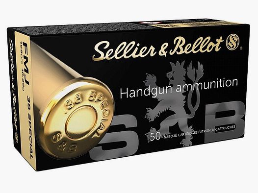 Patronen S&B 38 Special FMJ 10,25 g / 158 gr