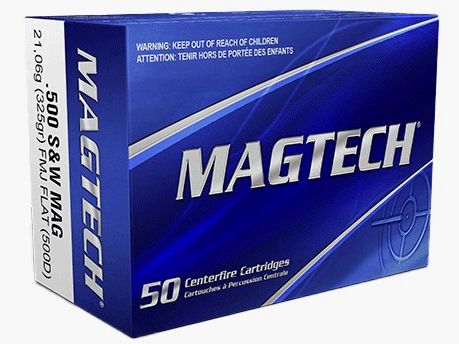 Scatola di 20 munizioni Magtech cal. 500 S&W Mag 325 grs FMJ