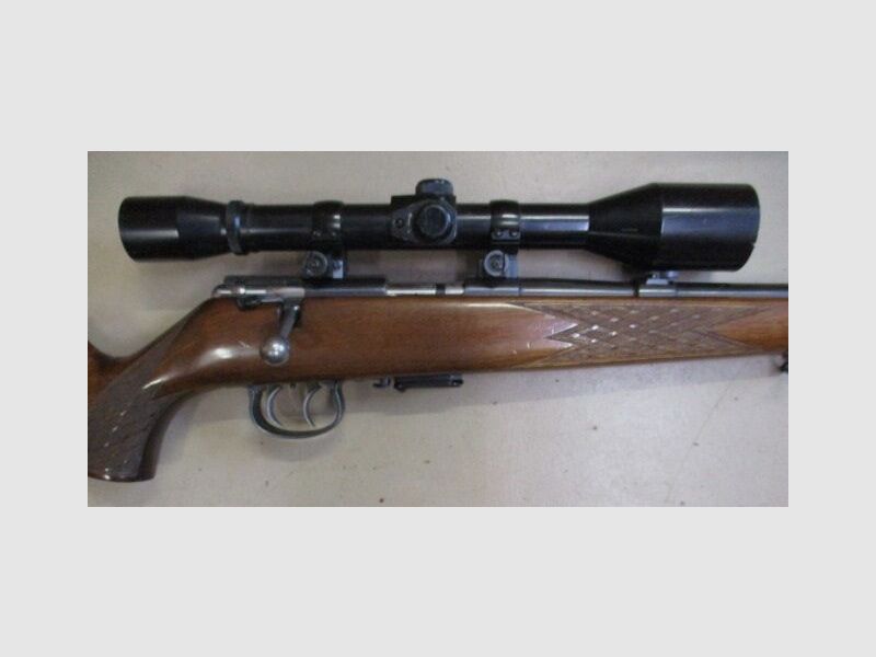 Repeater rifle Anschütz 1516 .22WinMag with ZF Lisenfeld 6x40 1516