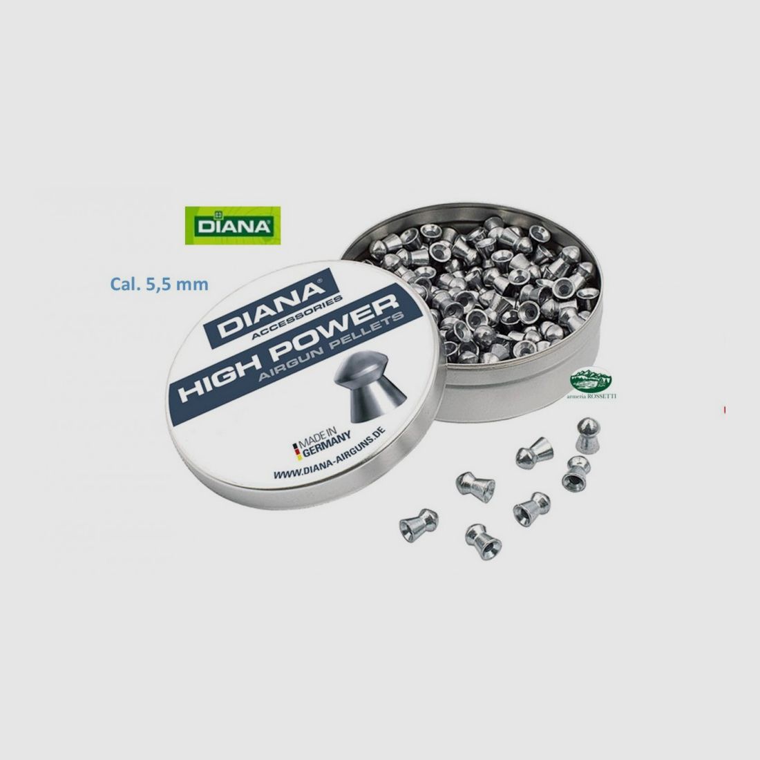 DIANA Hochleistungs-Geschosse Kal. 5,5mm 21,14gr.