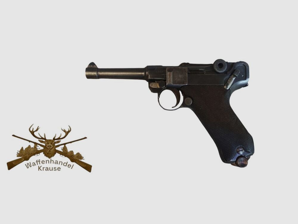 P08 DMW / Mauser P08 Baujahr 1918 Erfurt