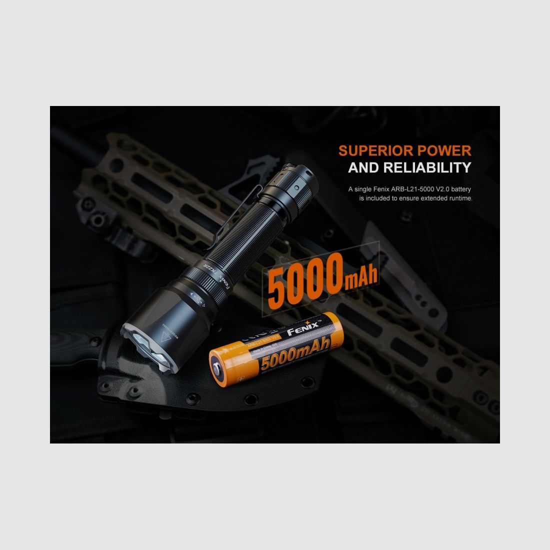 Fenix TK22R - Linterna LED 3200 Lúmenes 480 METROS 5000mAh, imagen 3 de 14