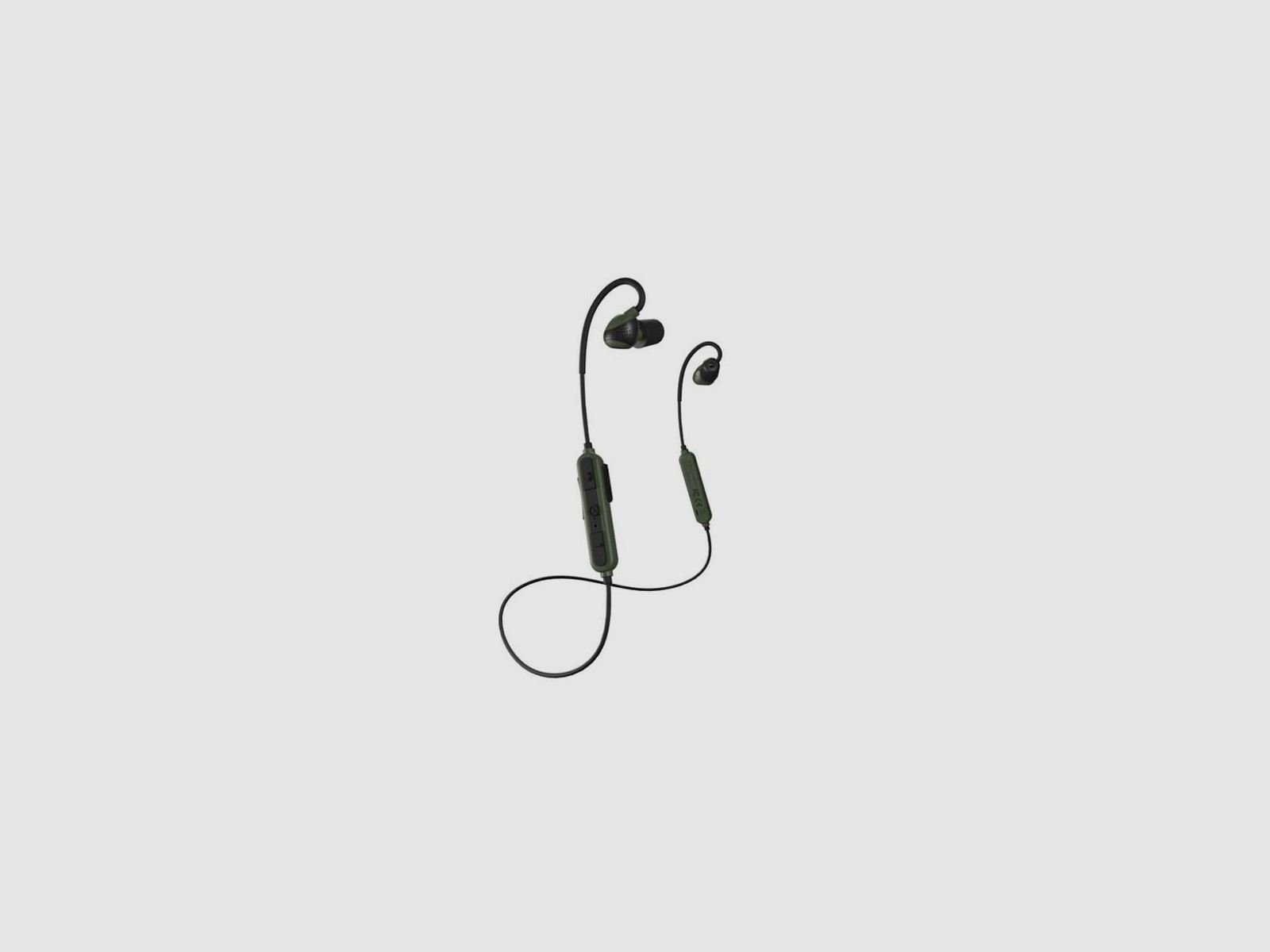ISOTunes – Tapones auditivos activos Advance con Bluetooth – Verde oliva-negro – IT-36, imagen 1 de 4