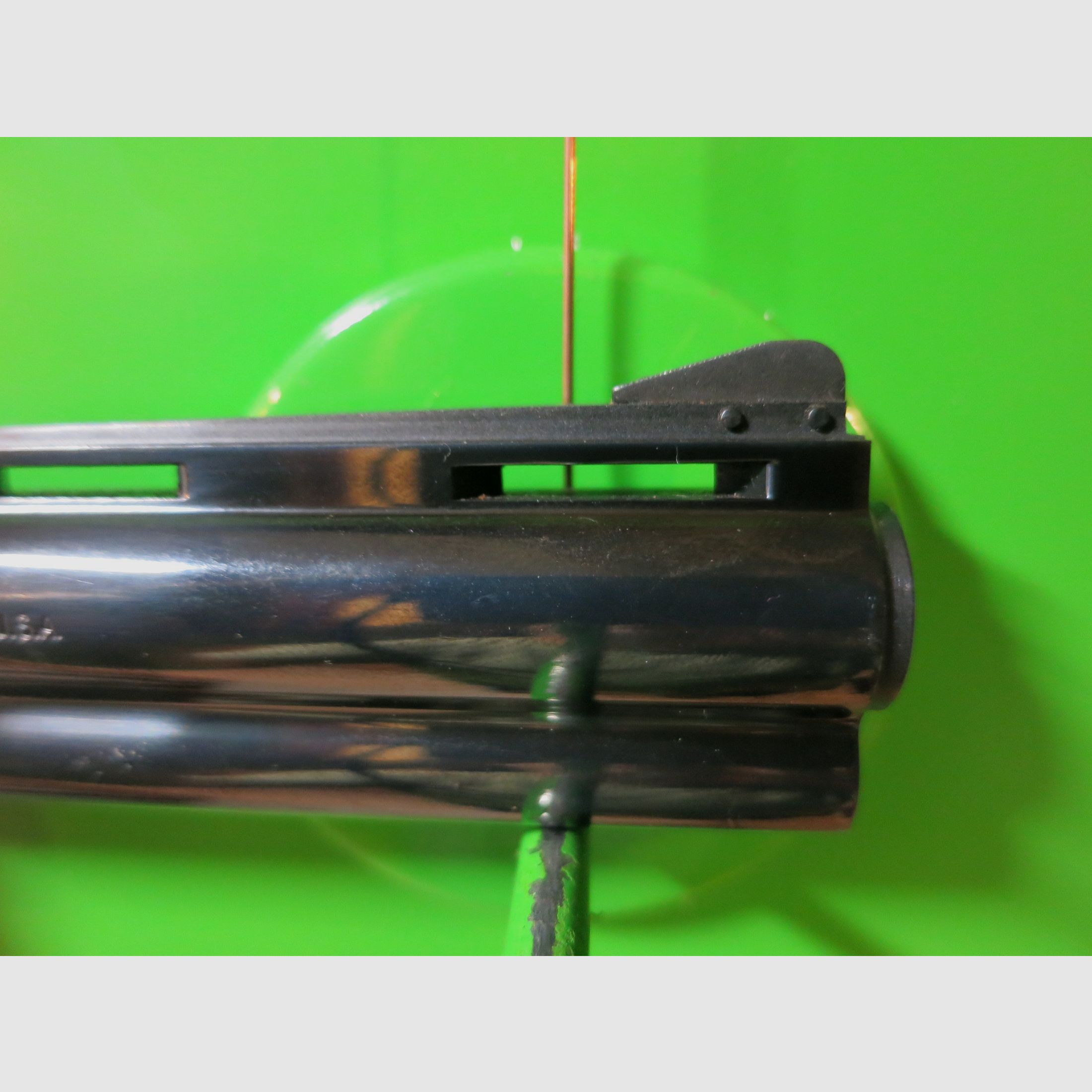 1985 COLT PYTHON, Royal Blue, .357 Magnum, 6" Lauf, Gummi-Sportgriff   #19-