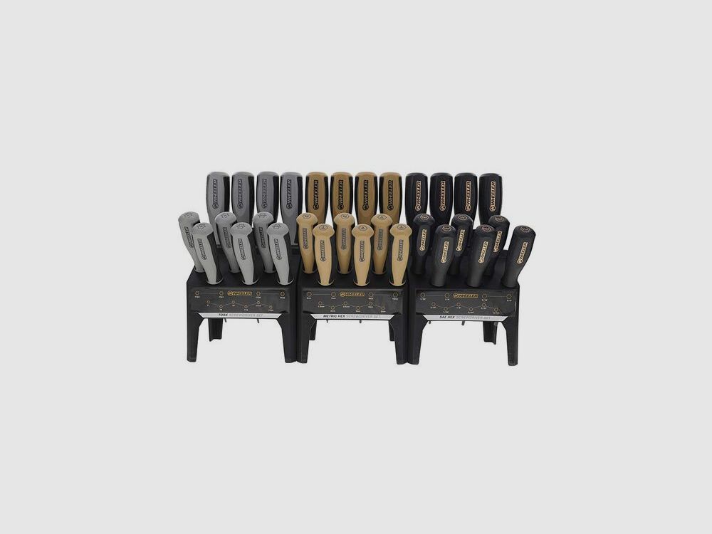 Wheeler 30-teiliges Hex/Torx Werkbank-Schraubendreher-Set