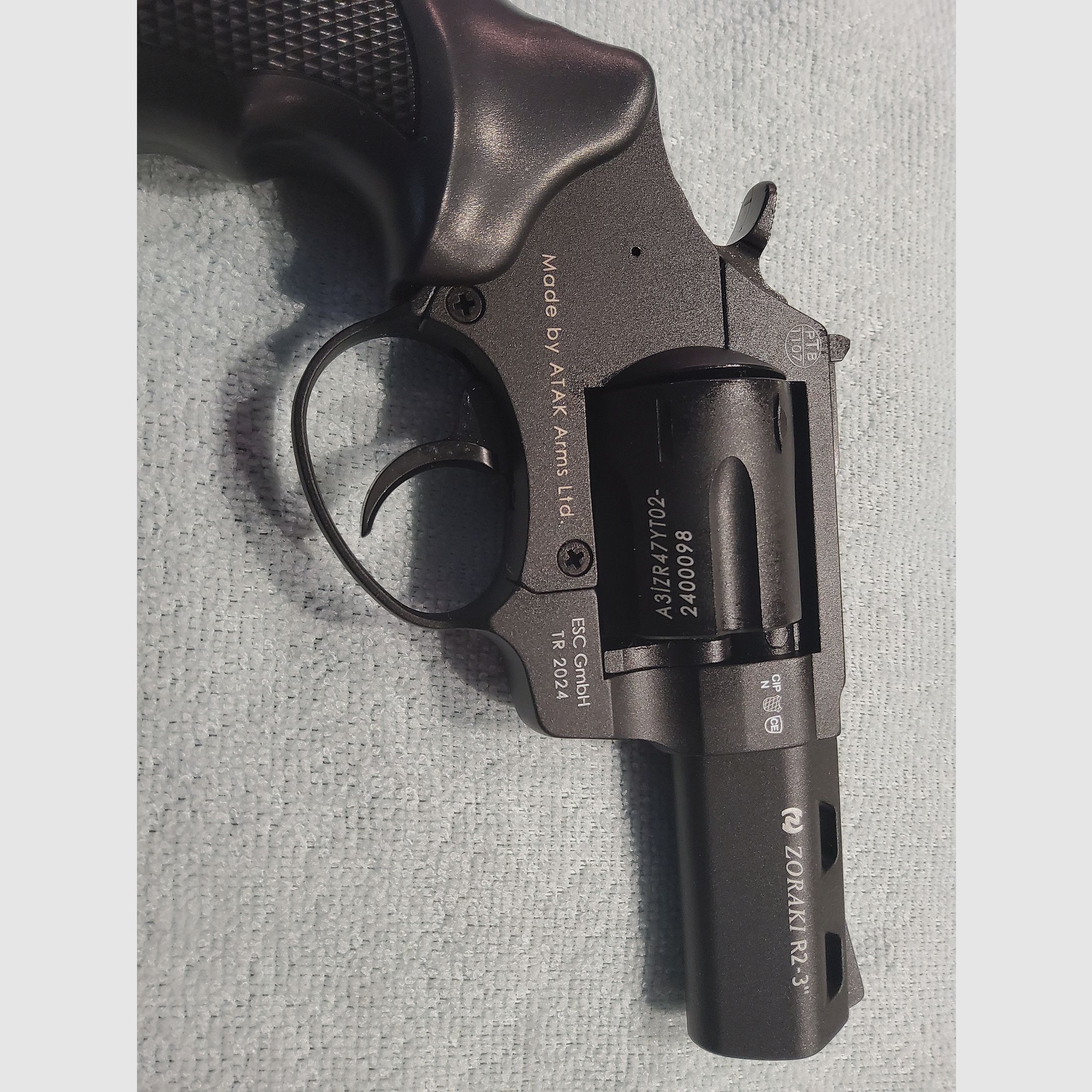 Zoraki R2 3'' Schreckschussrevolver 9 mm R.K. absolut neuwertig incl. Munition 