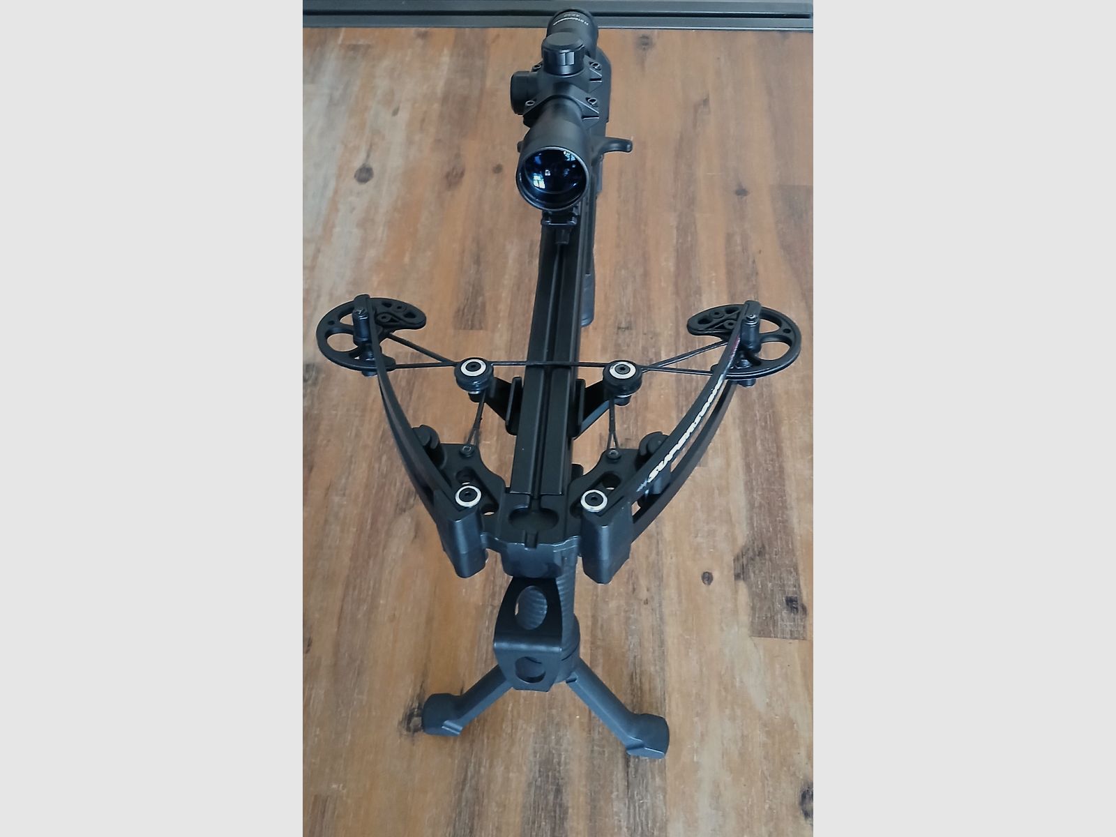 X-BOW FMA Supersonic - 120 lbs / 330 fps - ballesta de pistola incl. Red Dot y tornillos con Steambow scope 4x32