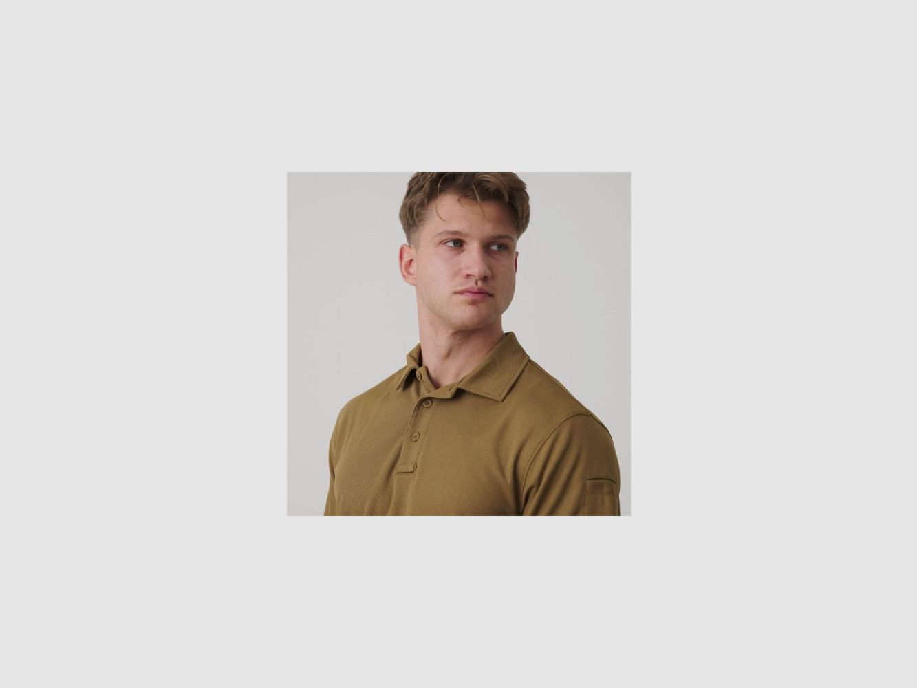 UTL TopCool Poloshirt beige, Bild 8 von 12