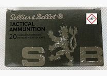 Sellier & Bellot .300 AAC Blackout Subsonic FMJ 200grs