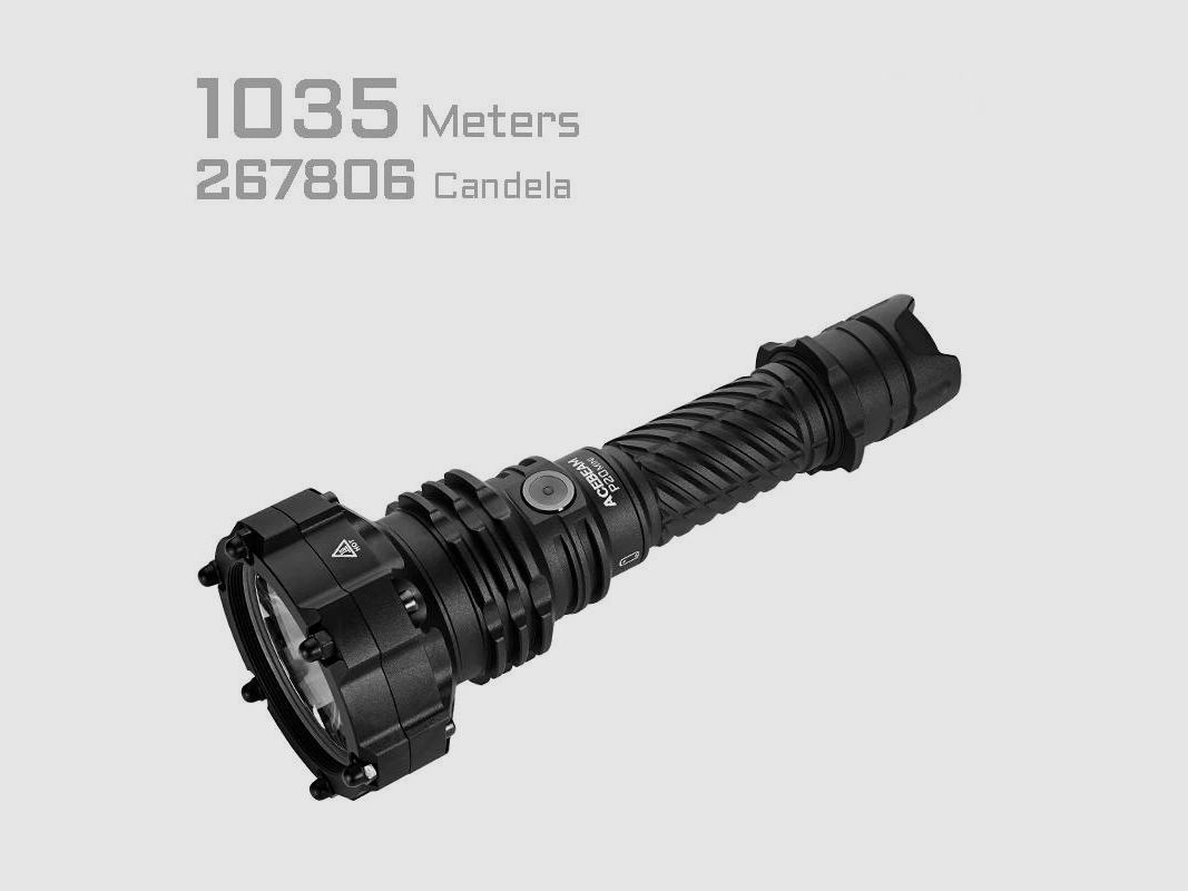 LED flashlight P20 Mini, 4,000 lumens (including battery), image 1 of 10