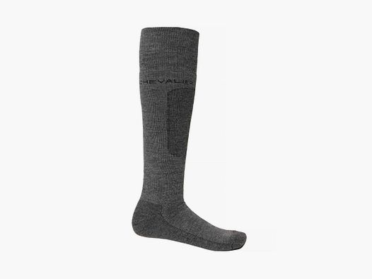 Chevalier Hohe Socken Merinowolle, 46/48, Anthrazit