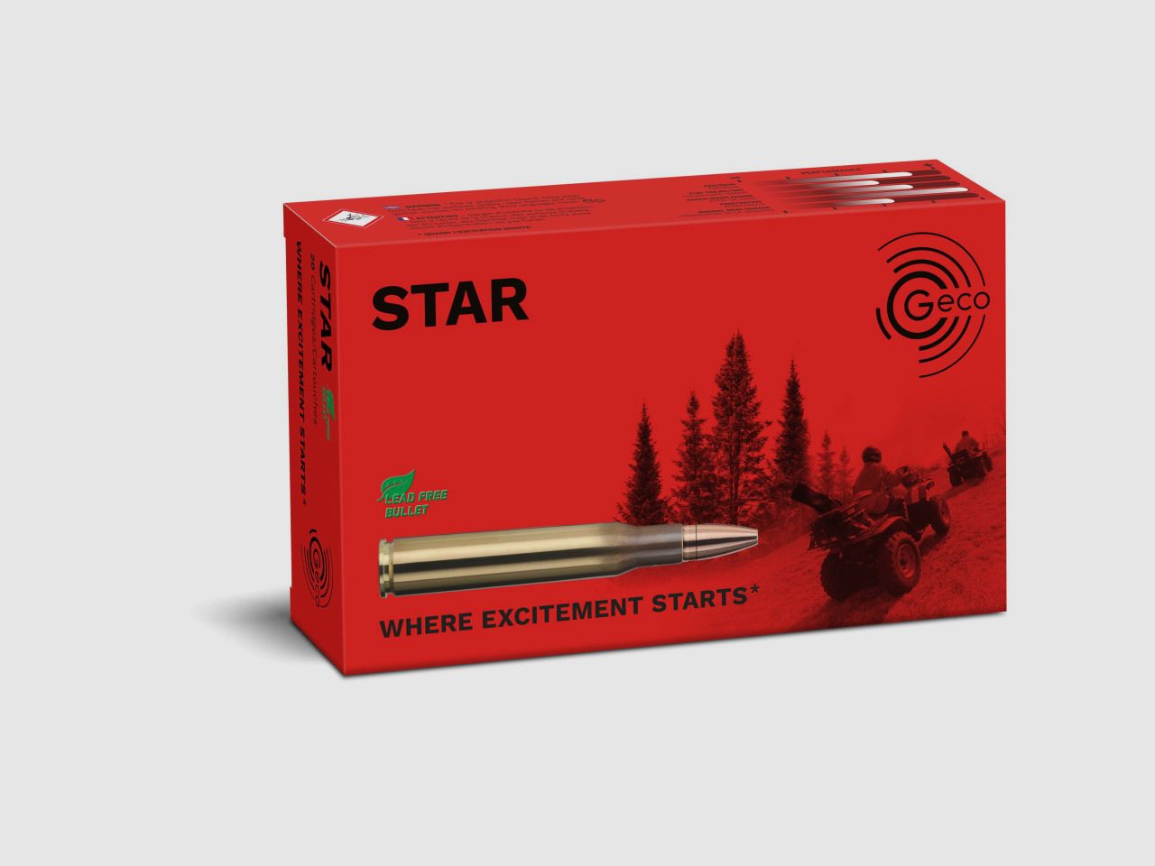 Geco .308Win 165grs STAR 20STK Munition bleifrei