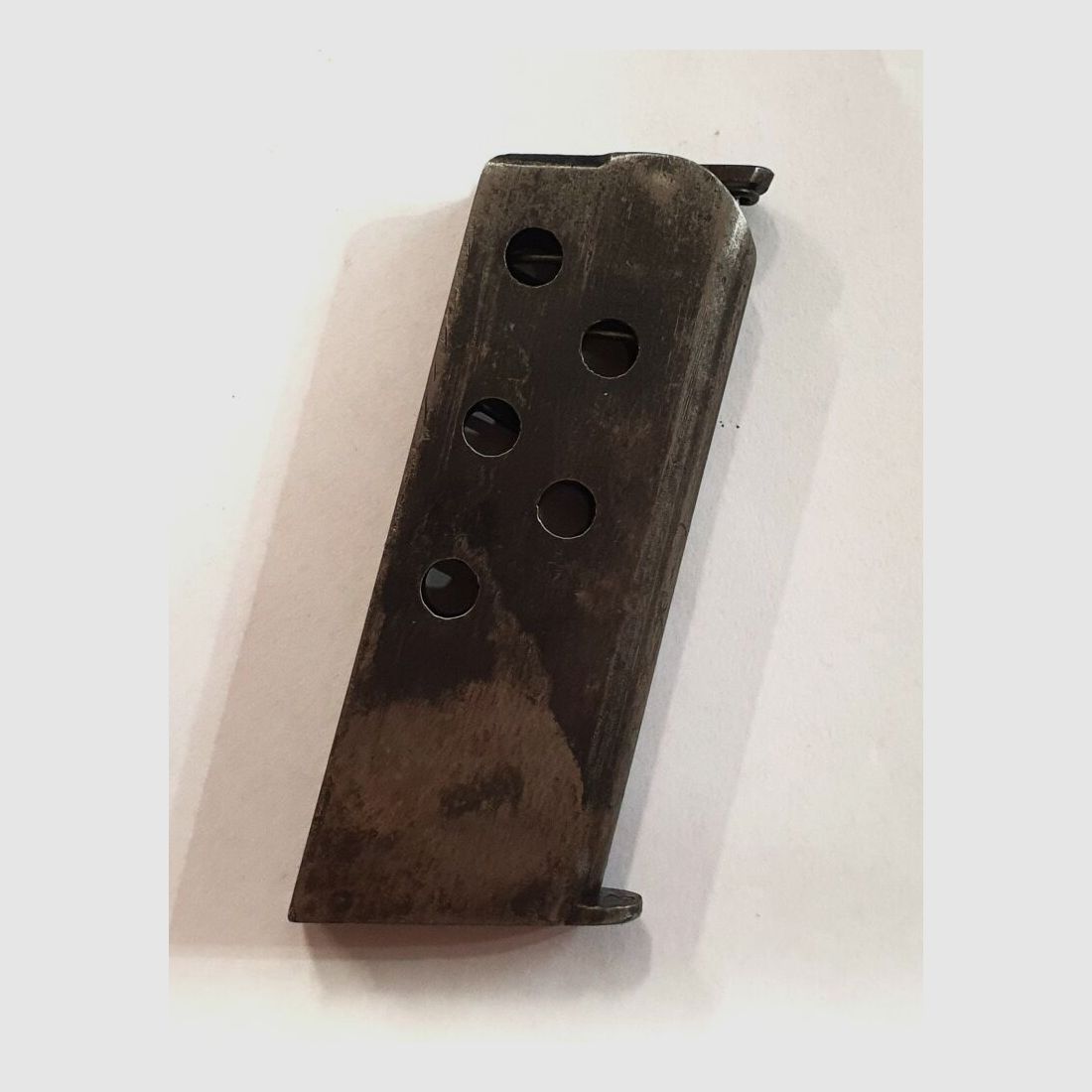 FN-magazijn FN 1906 6,35 mm, 6 schots magazijn, gestempeld met FN