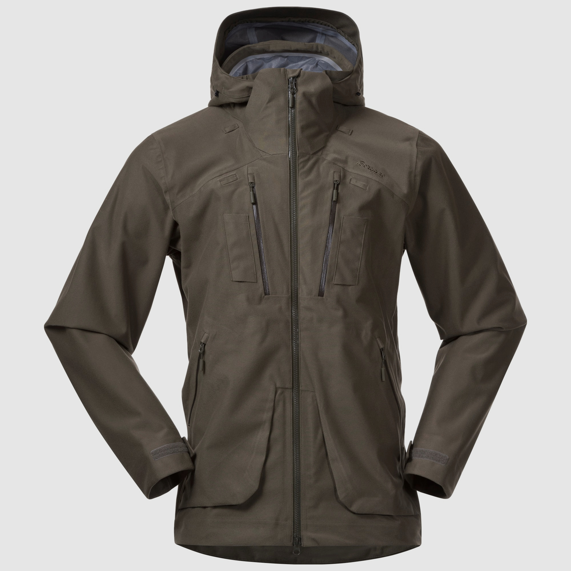 Bergans Hogna 3L Jas Heren Groen Modder L