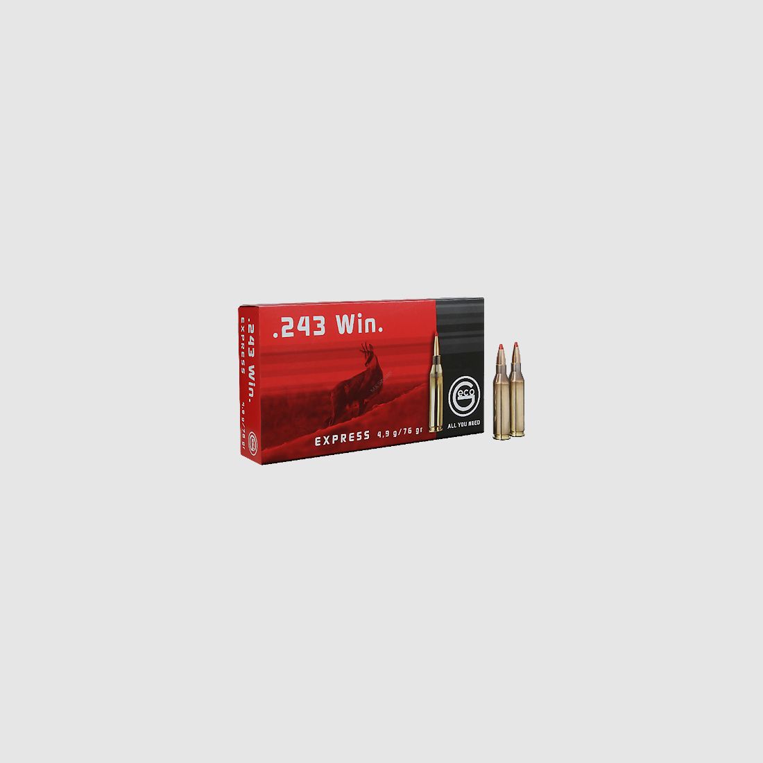 GECO EXPRESS-Munition cal.243 4,9 g (20 Stück)
