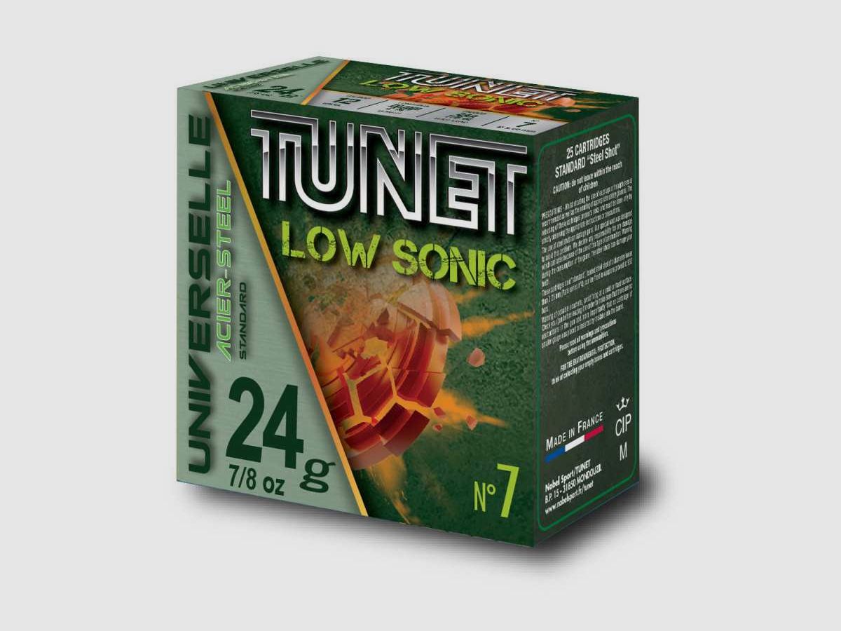 Cartouches TUNET ACIER LOWSONIC 24 SUBSONIQUE Cal.12