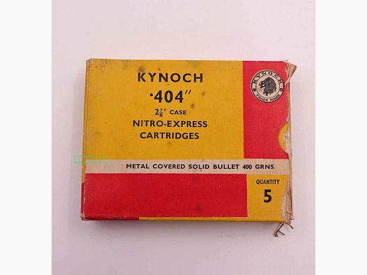 Kynoch, England Büchsenpatronen .404-2 7/8'' N.E.