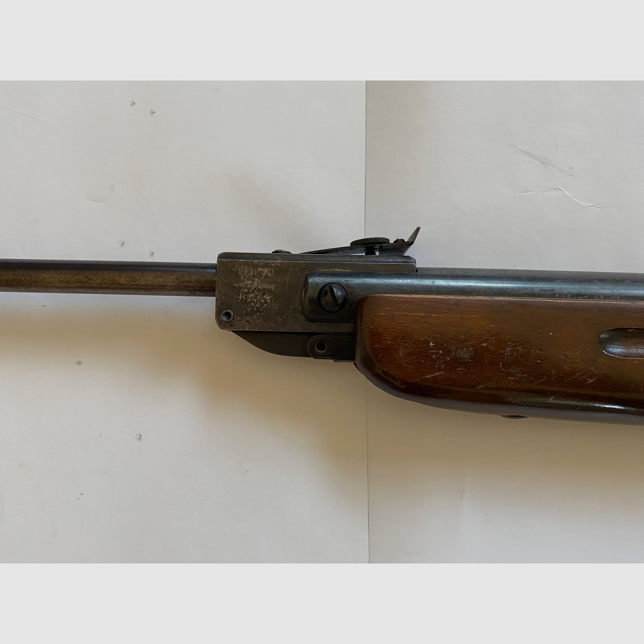 Luftgewehr Weihrauch HW 50 4,5 mm, mit Zielfernrohr, Kugelfang und 1.000 Kugeln