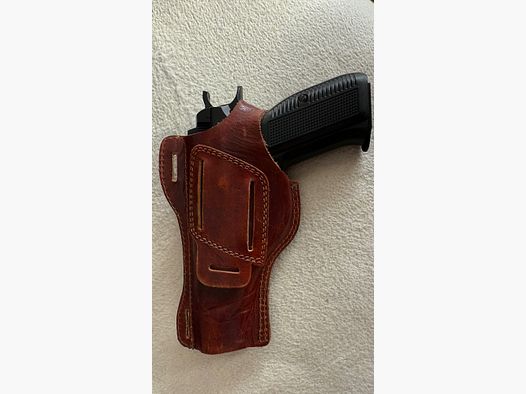 Lederholster braun , OWB, CZ75 u.ä. 