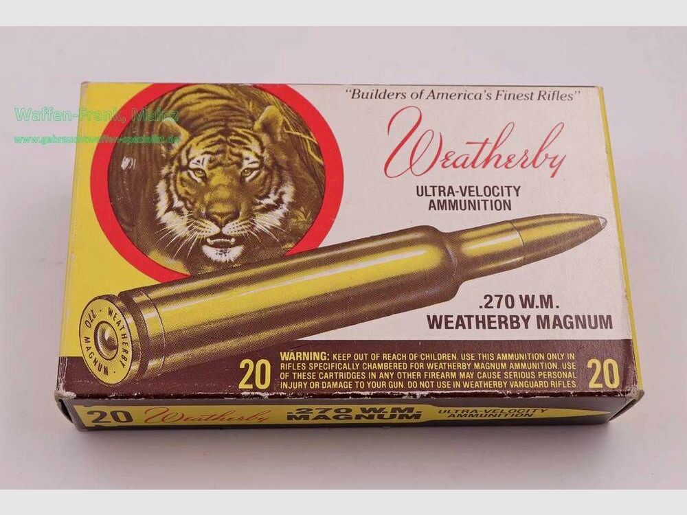 Weatherby - USA Büchsenpatronen