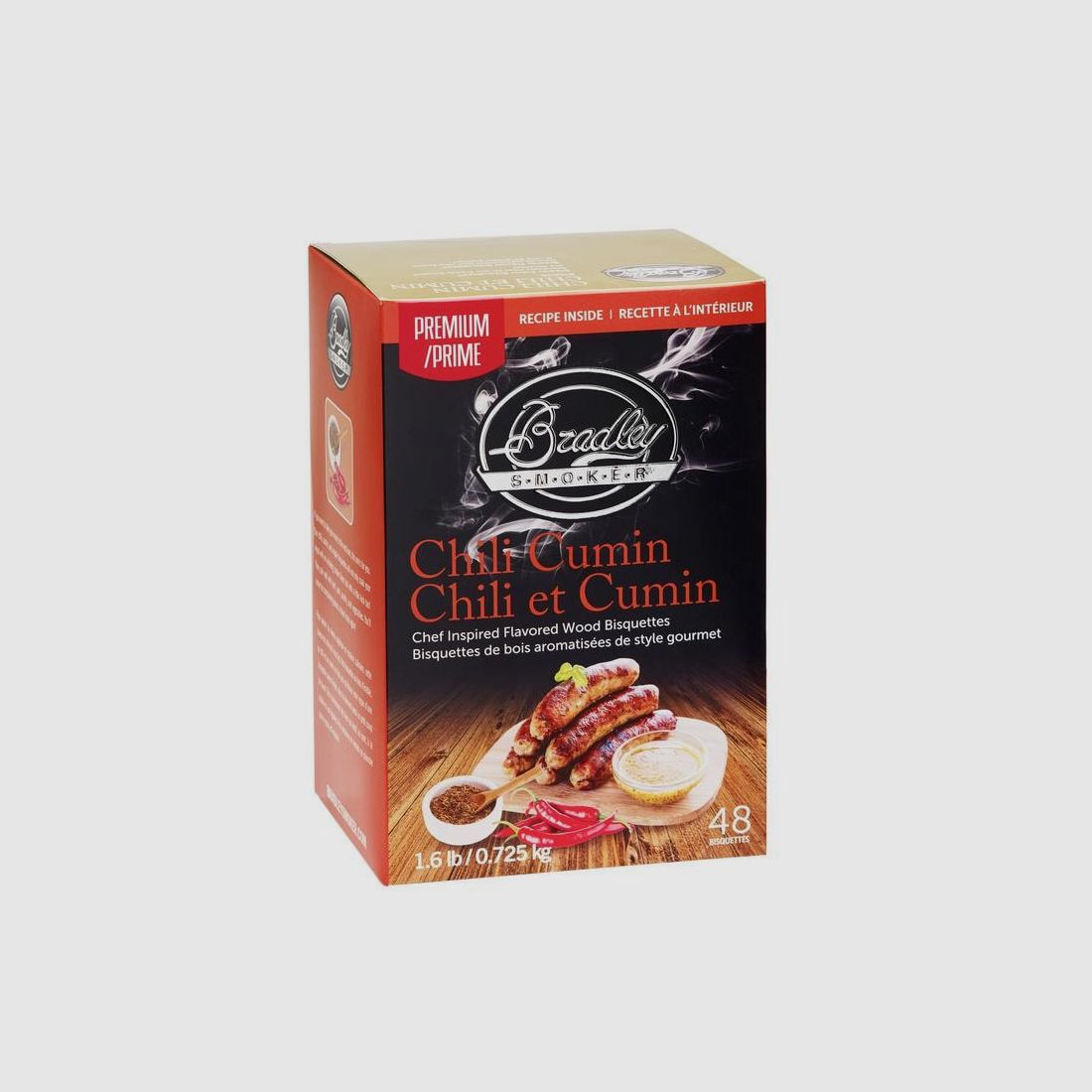 Bradley Chili Cumin Briketts Set de 48 piezas Colección Premium