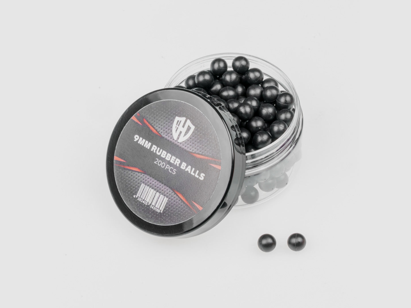 200 x 9mm Rubber Balls | 0,6 gr | SixNeedler | Dartie