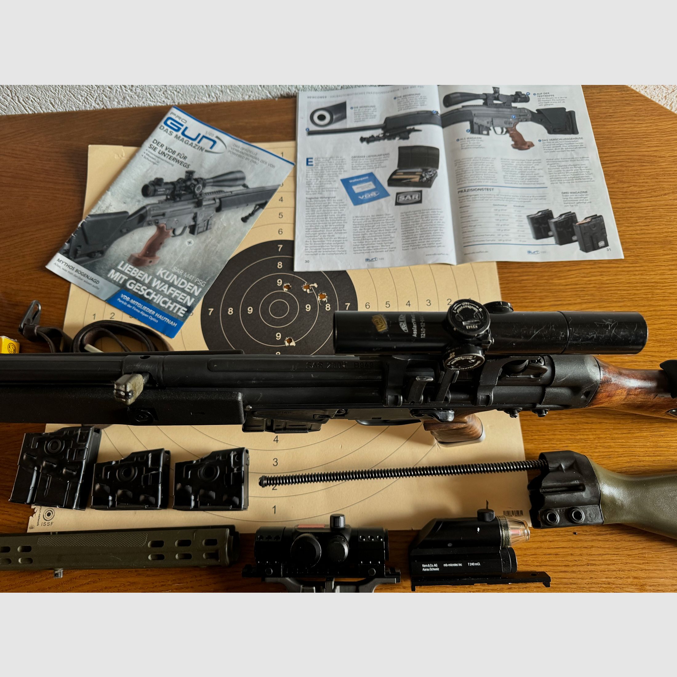 Selbstladegewehr SAR 2000,(G3) mit ZF / Rotpunktvisierung  in 308 win.