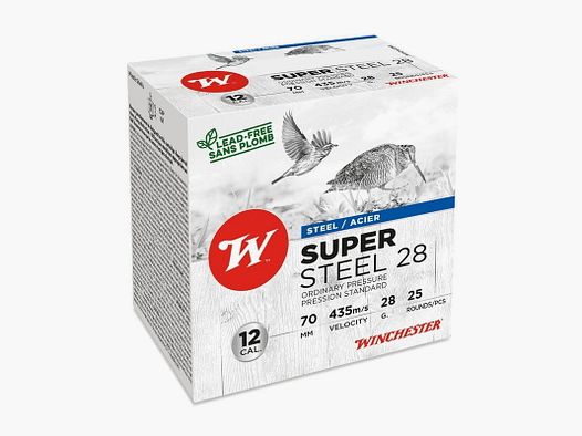 Winchester Super Steel 28 g Kal .12/70 - 25 Stk.