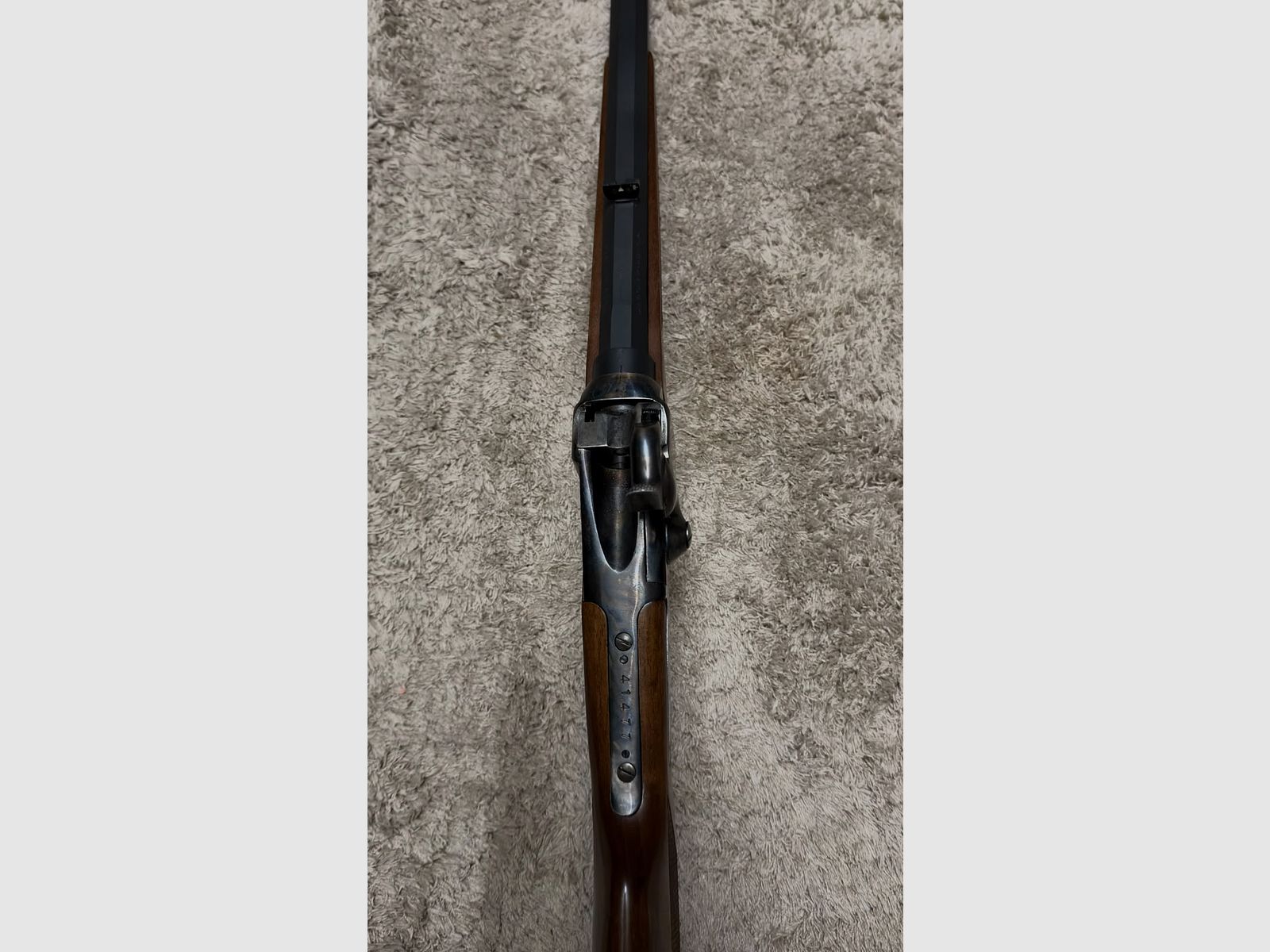 Sharps Rifle 1874 Sporting – Kal. .45-70 Gov. – I.A.B. Marcheno – Traumhafte Buntshärtung, Bild 2 von 7