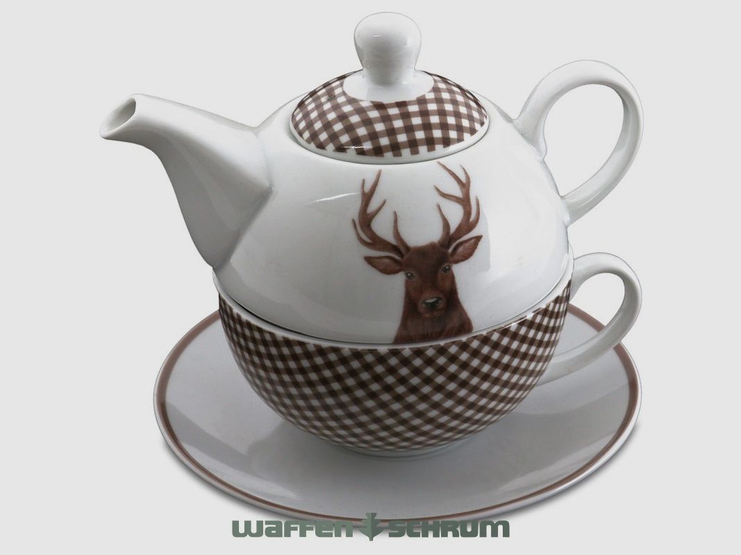 AKAH poêle en porcelaine tête de cerf