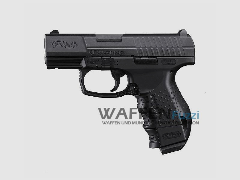 Walther CP99 compact CO2 Pistole 4,5 mm BB, brüniert