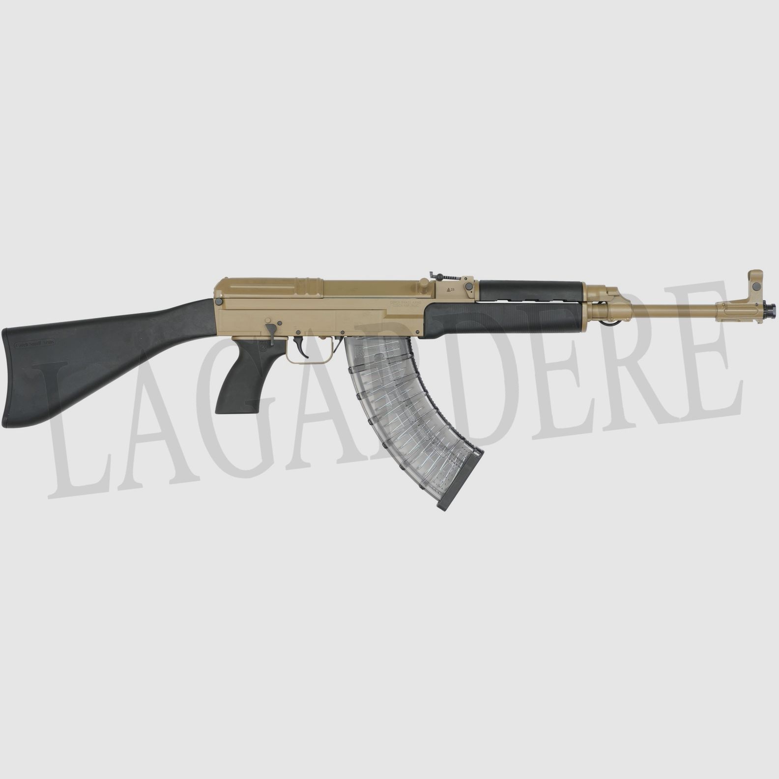 CZECH SMALL ARMS VZ 58 SPORTER RIFLE TAN FESTER SCHAFt (HALB-AUTOMATISCHES STURMGEWEHR)