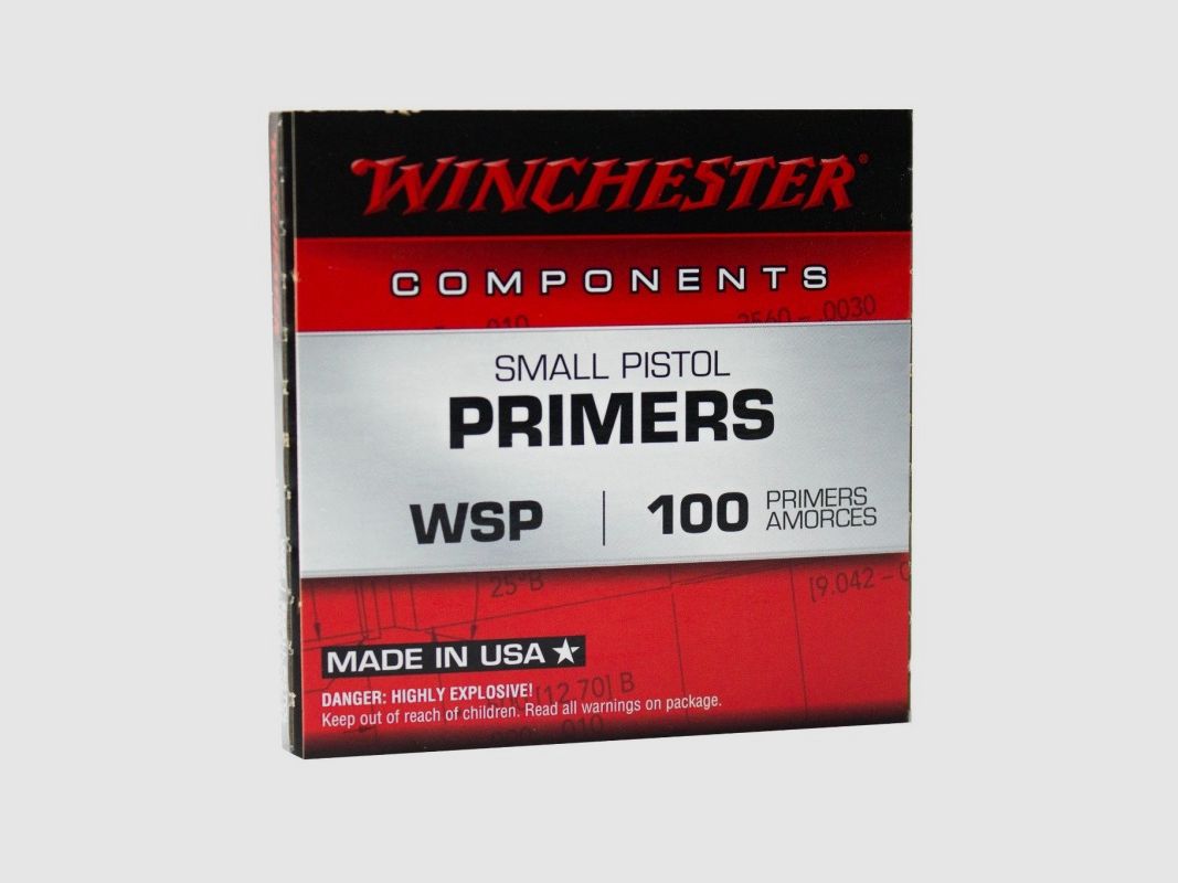 WINCHESTER SMALL PISTOL ontstekers