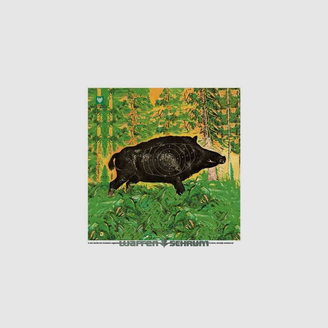 Niemieckie Stowarzyszenie Łowieckie DJV Celownik na Strzelbę Powietrzną Przełamanie Stojące Prawe