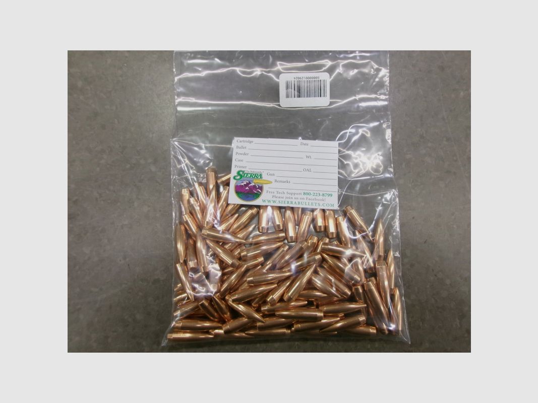 SIERRA Geschosse Kal. 30 168 gr HPBT