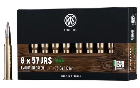 RWS 8x57 IRS Evo Green 9,0g/139grs.