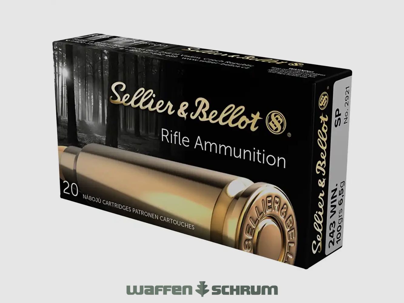 Sellier & Bellot Partial Jacket 6.5g - 100gr. .243Win