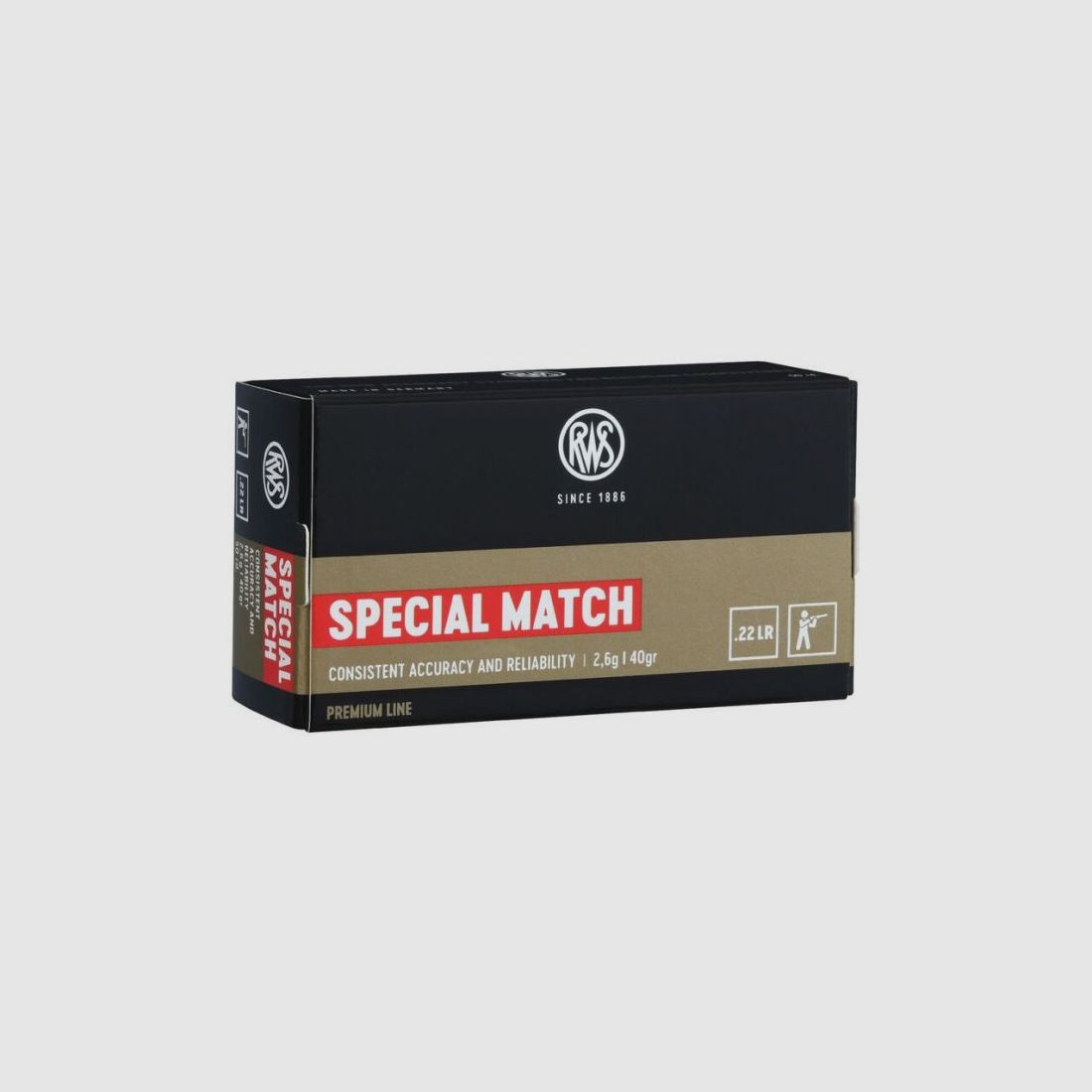 RWS .22 lfB Special Match - 50 Patronen