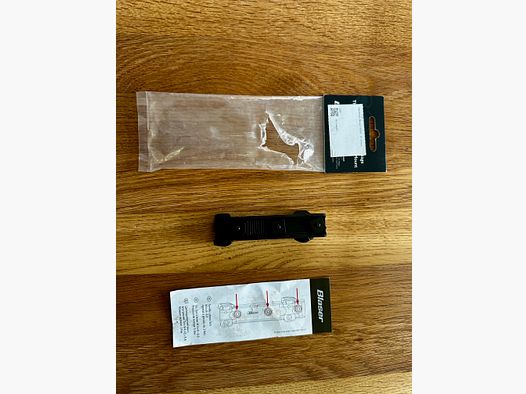 Blaser saddle mounting with SR rail (like new)