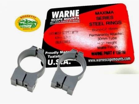 WARNE rings 30 mm ALTI x CZ 527 15B1M