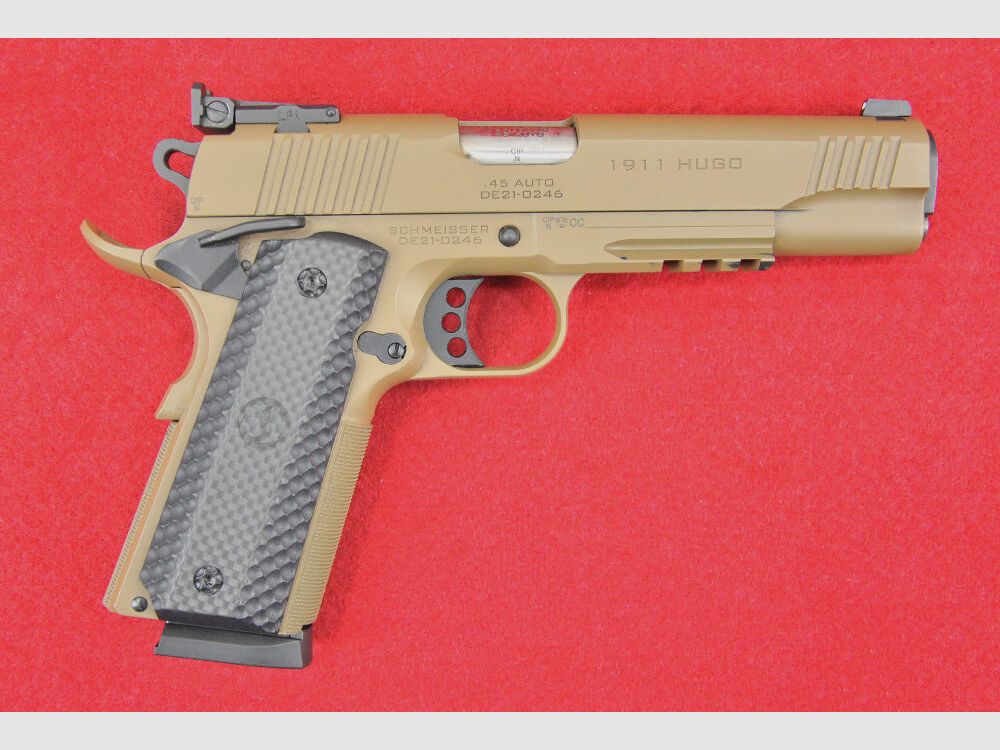 Schmeisser Hugo 1911 FDE 5" .45 Auto